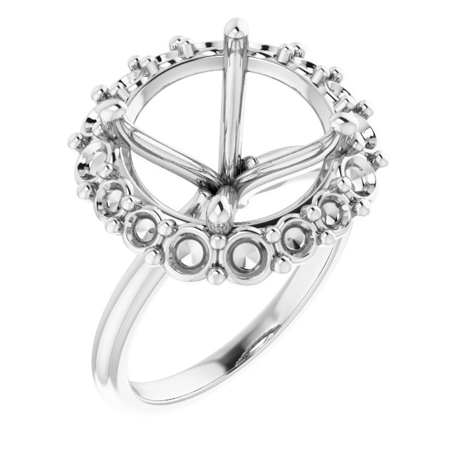 Halo-Style Engagement Ring