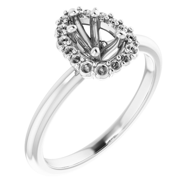 Halo-Style Engagement Ring