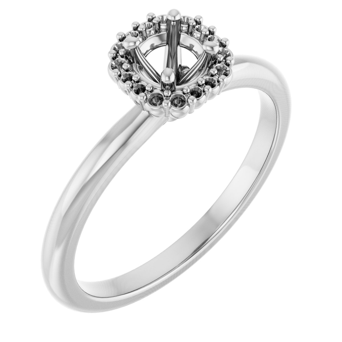 Halo-Style Engagement Ring