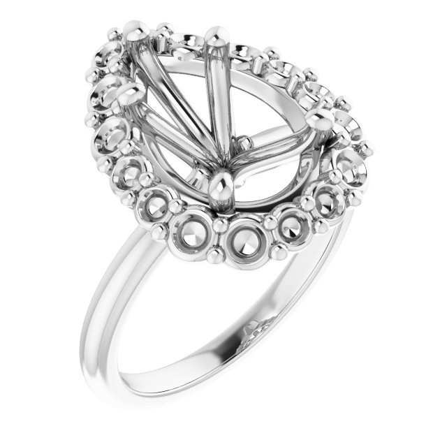 Halo-Style Engagement Ring