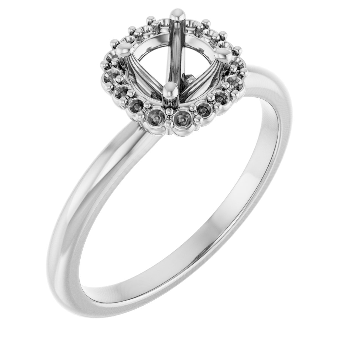 Halo-Style Engagement Ring