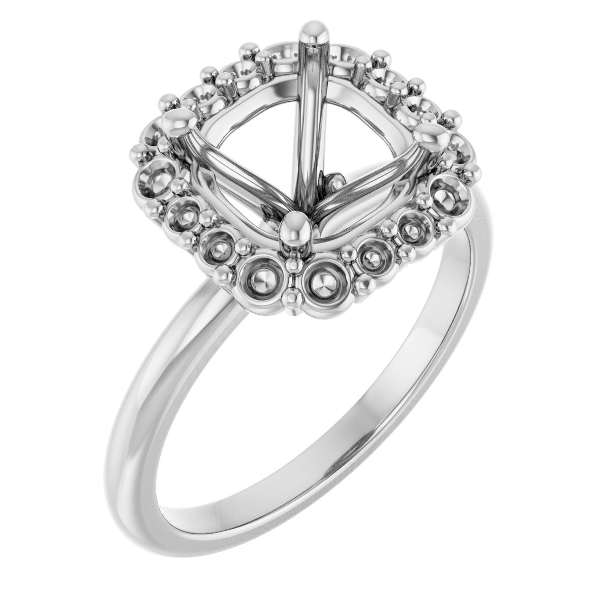 Halo-Style Engagement Ring