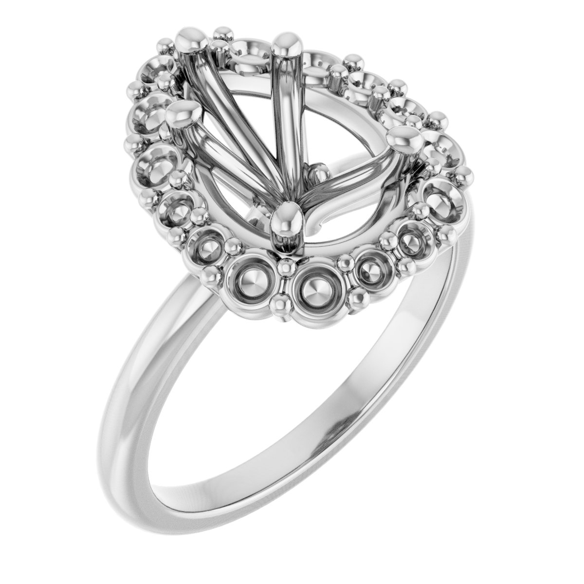 Halo-Style Engagement Ring