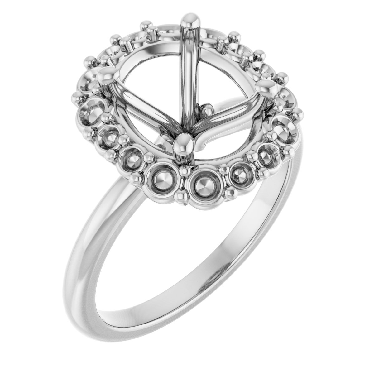 Halo-Style Engagement Ring