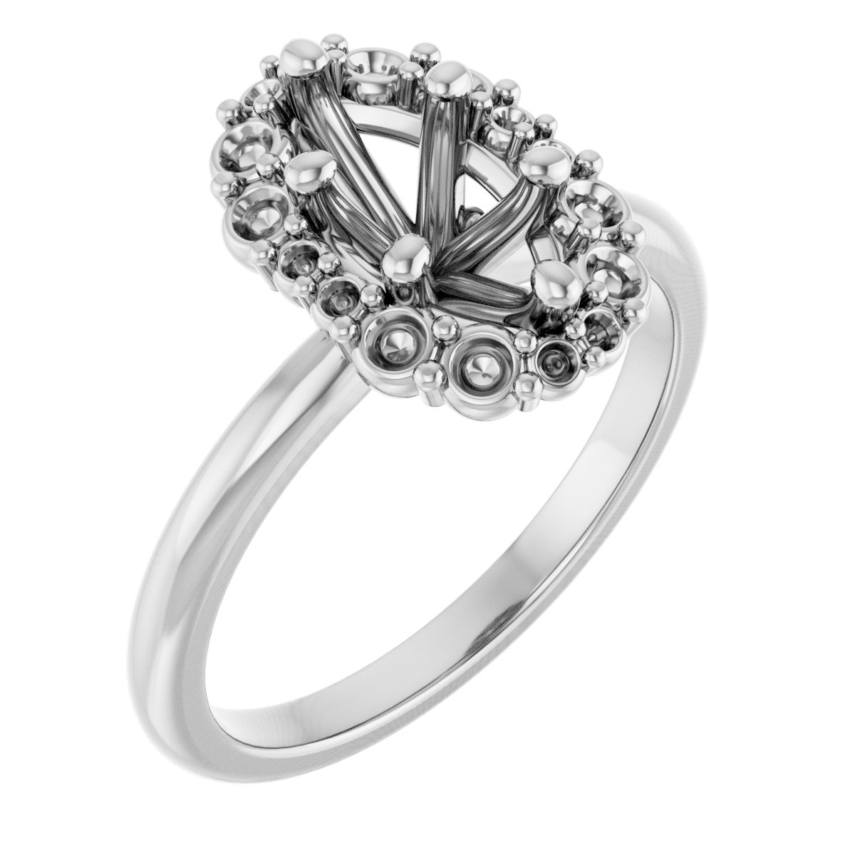 Halo-Style Engagement Ring