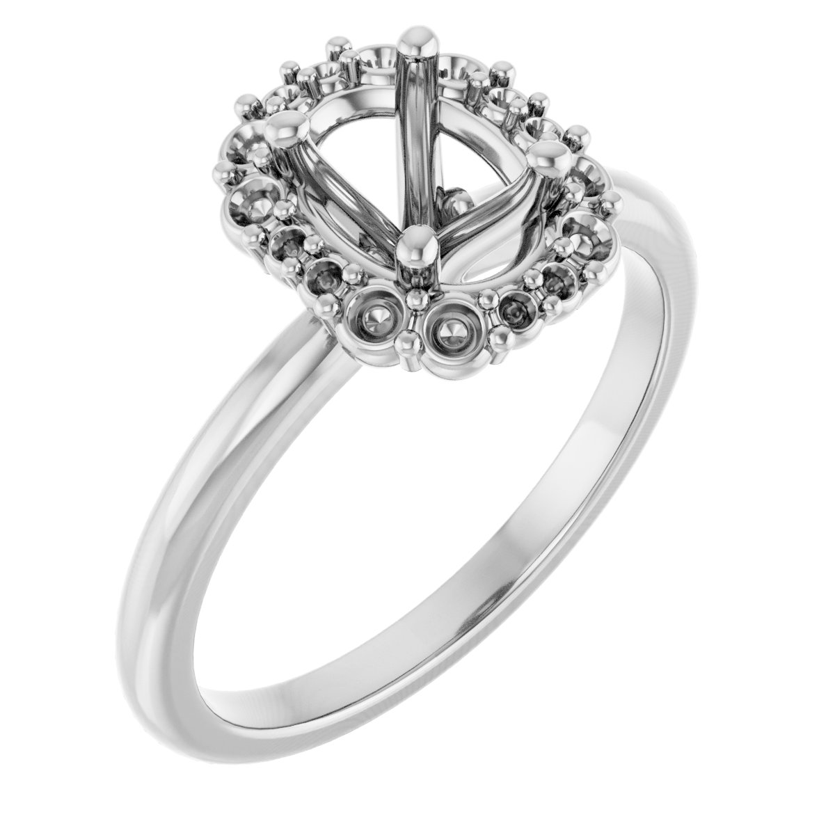 Halo-Style Engagement Ring