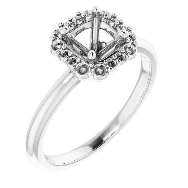 Halo-Style Engagement Ring