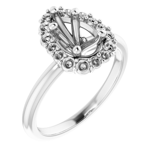 Halo-Style Engagement Ring