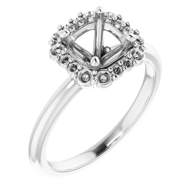 Halo-Style Engagement Ring