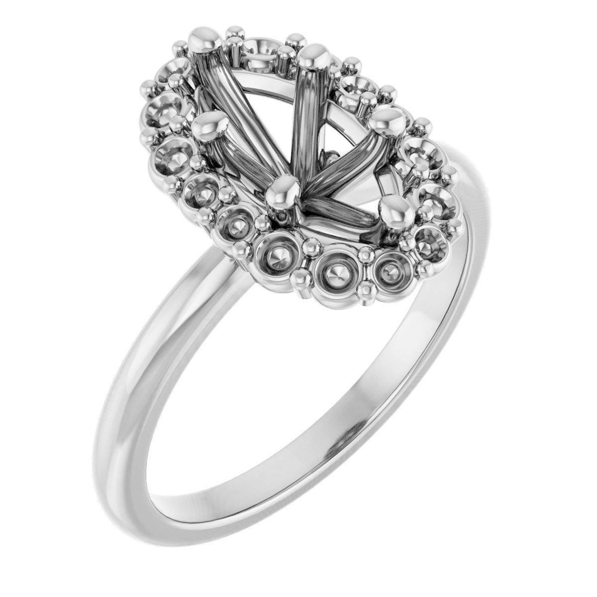 Halo-Style Engagement Ring