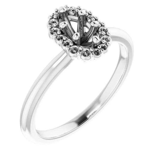 Halo-Style Engagement Ring