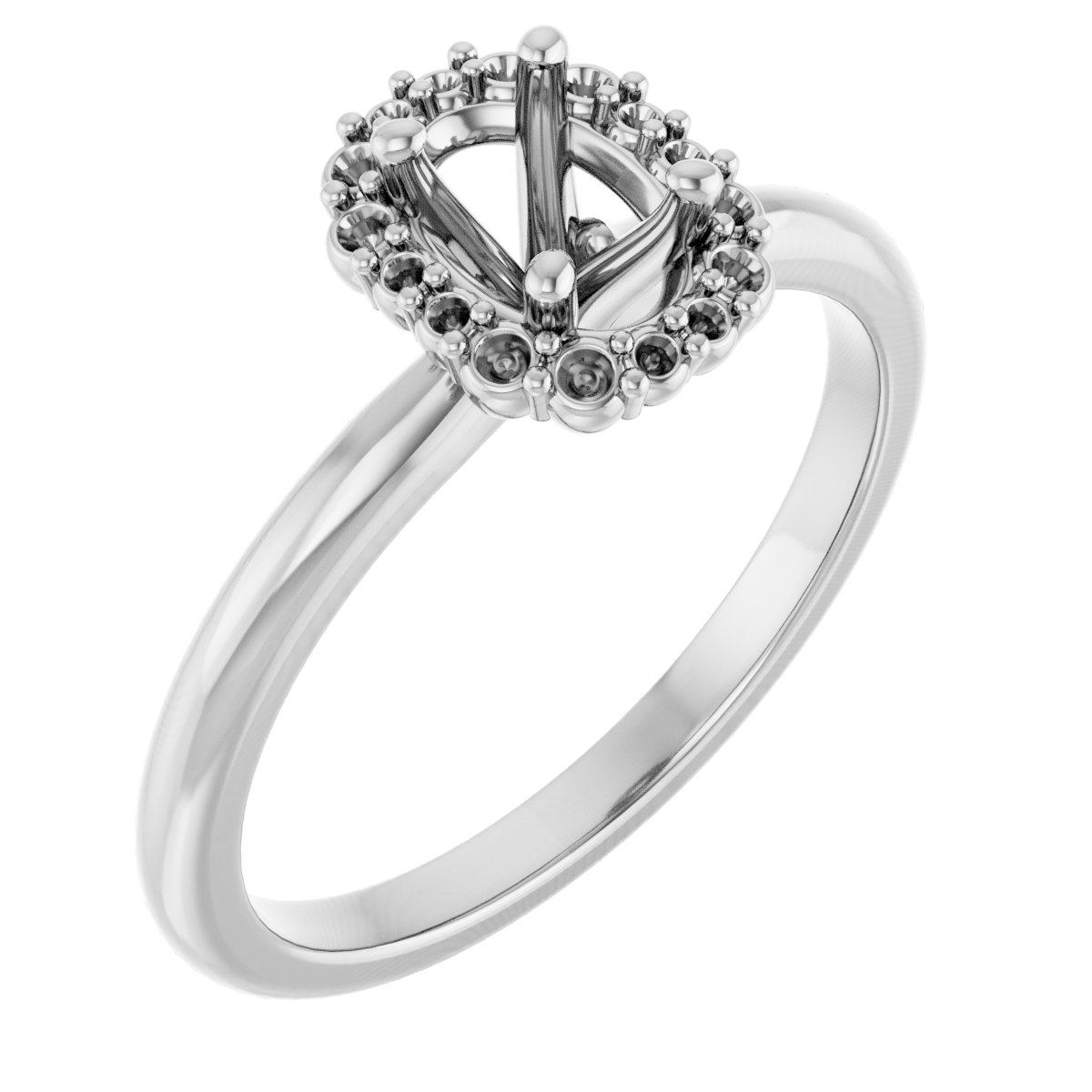 Halo-Style Engagement Ring