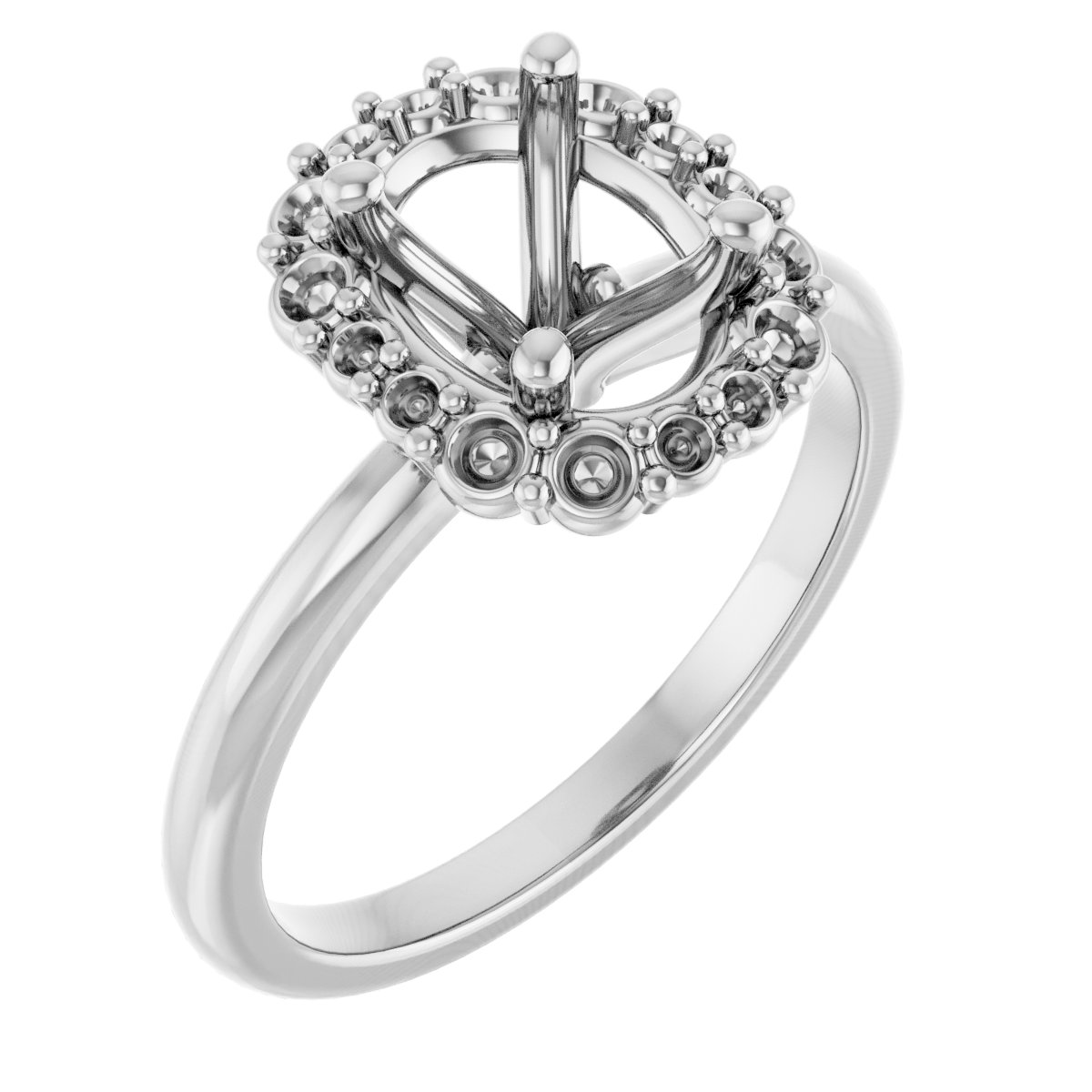 Halo-Style Engagement Ring