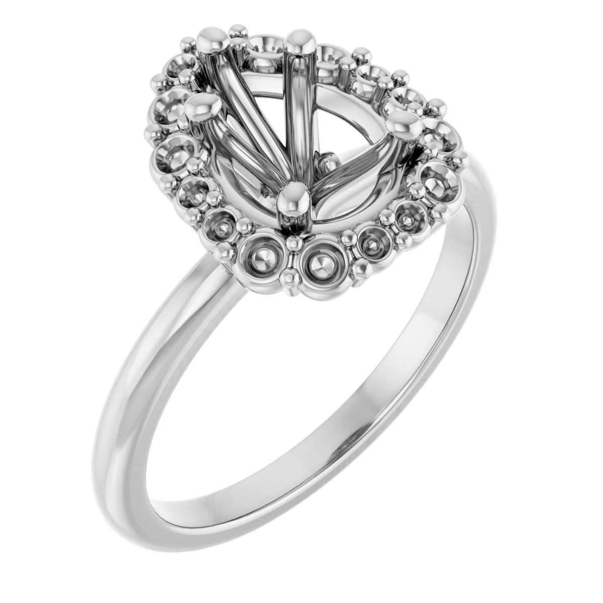 Halo-Style Engagement Ring