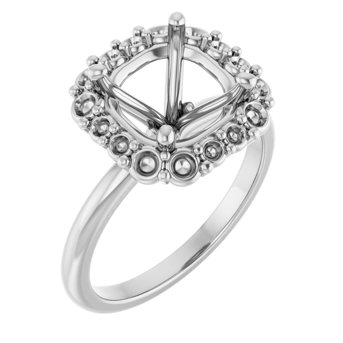 Halo-Style Engagement Ring