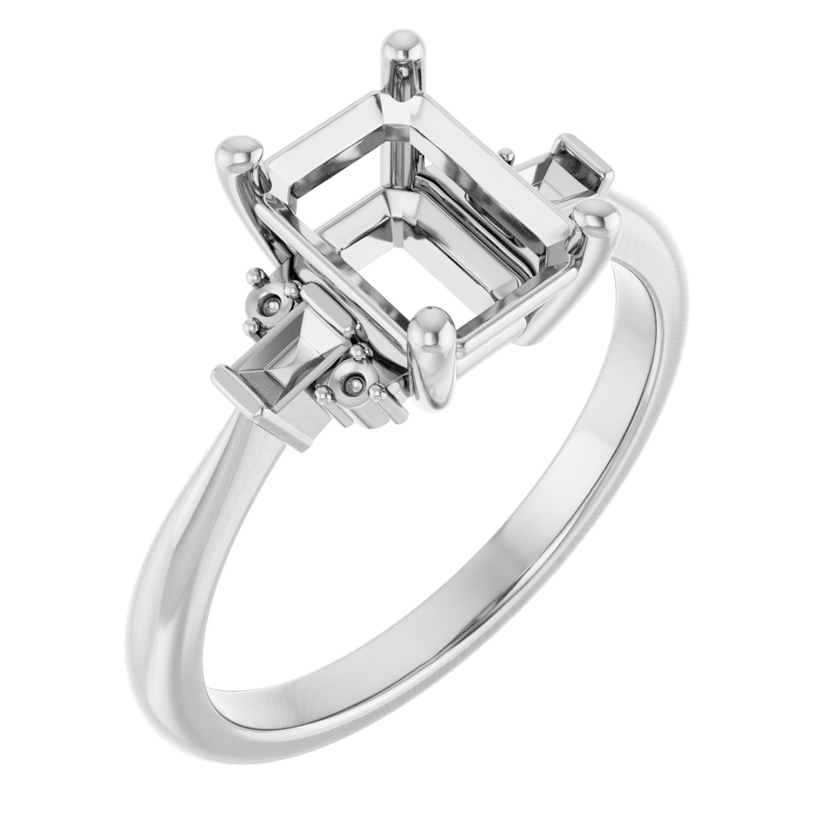Accented Engagement Ring