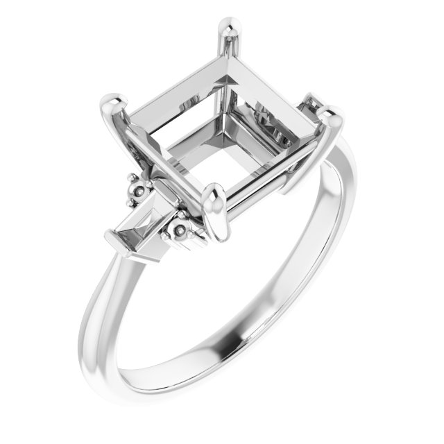 Accented Engagement Ring