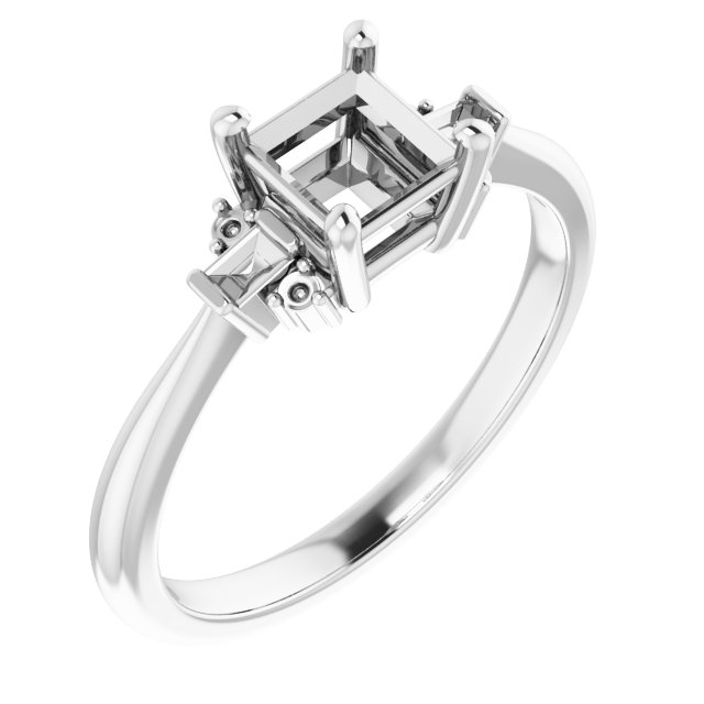 Accented Engagement Ring