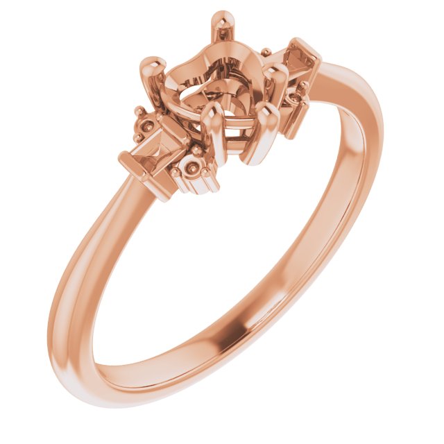 Accented Engagement Ring