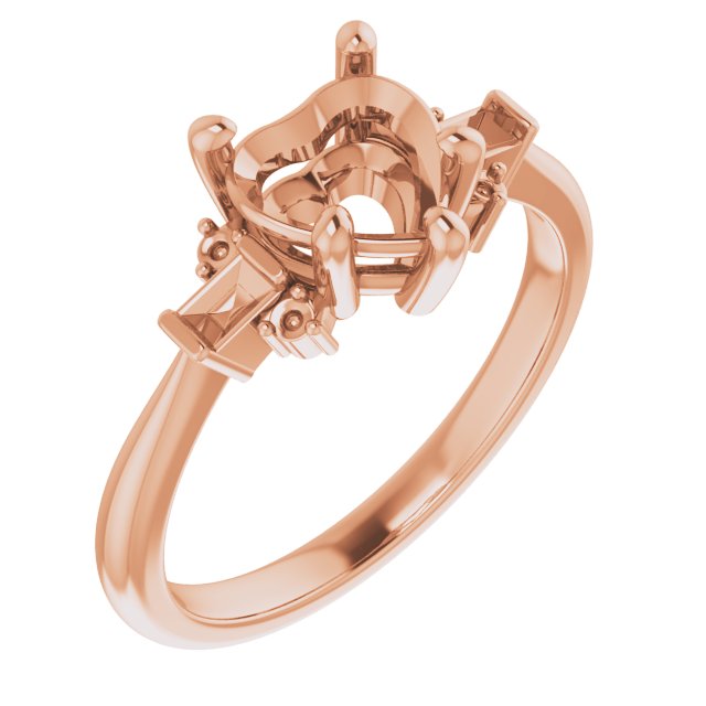 Accented Engagement Ring