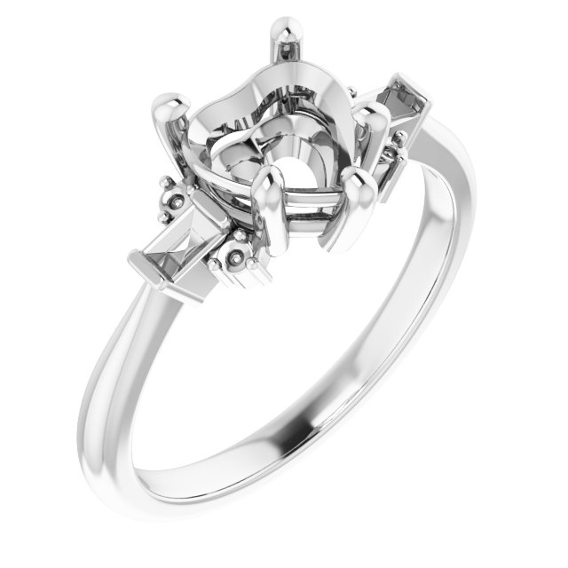 Accented Engagement Ring