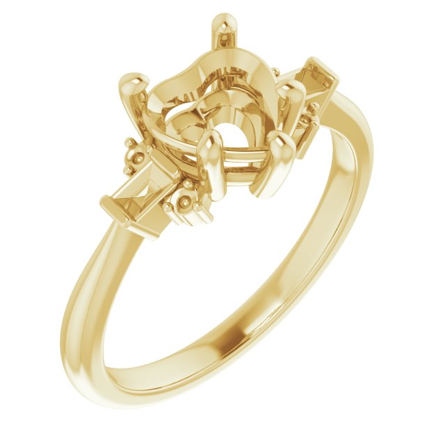 Accented Engagement Ring