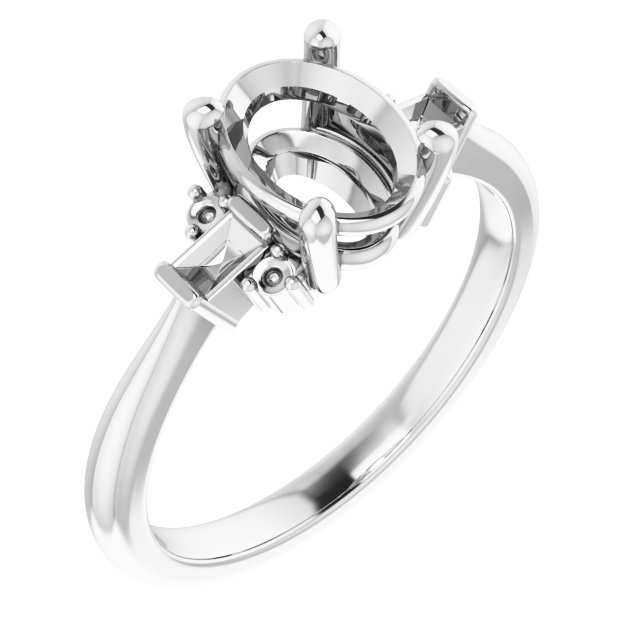Accented Engagement Ring
