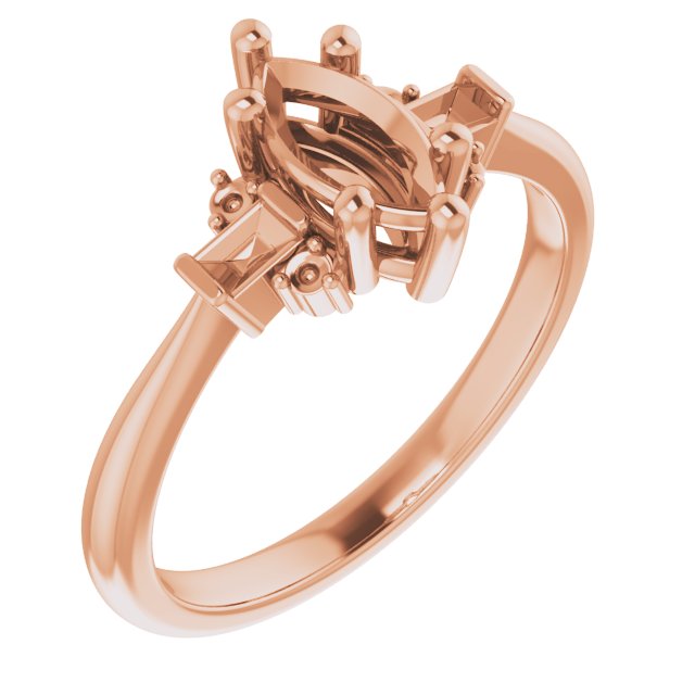 Accented Engagement Ring
