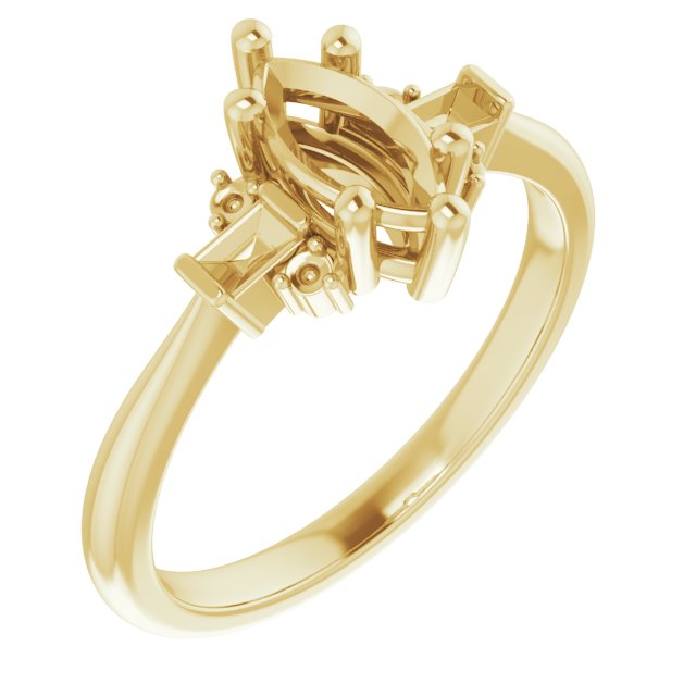 Accented Engagement Ring