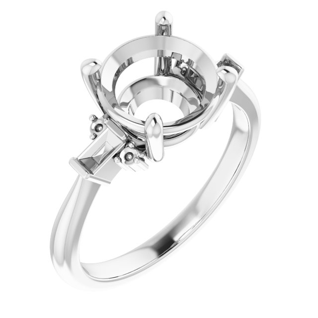 Accented Engagement Ring