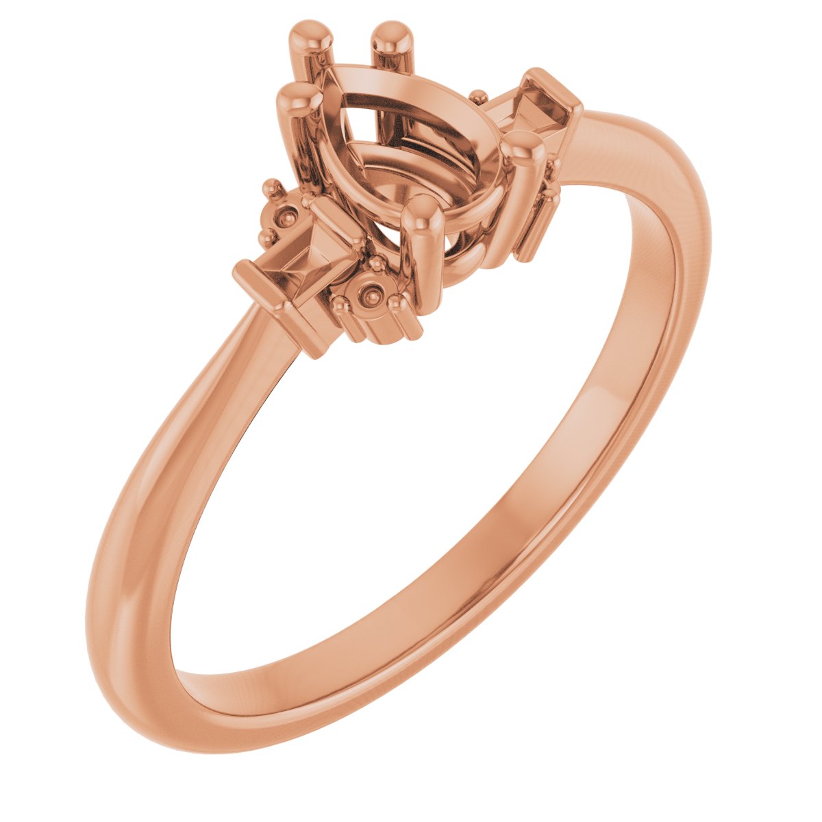 Accented Engagement Ring