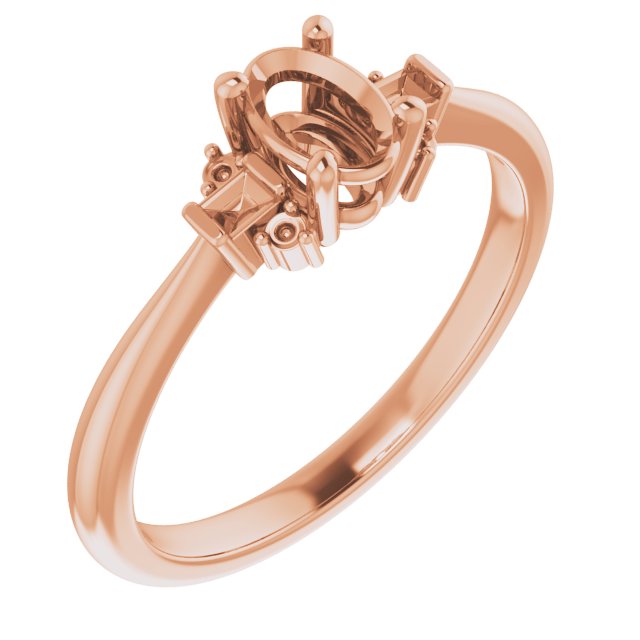 Accented Engagement Ring