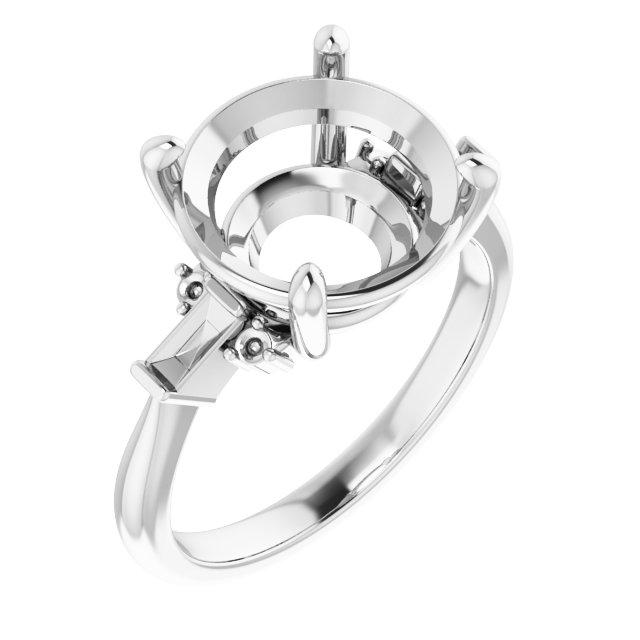 Accented Engagement Ring