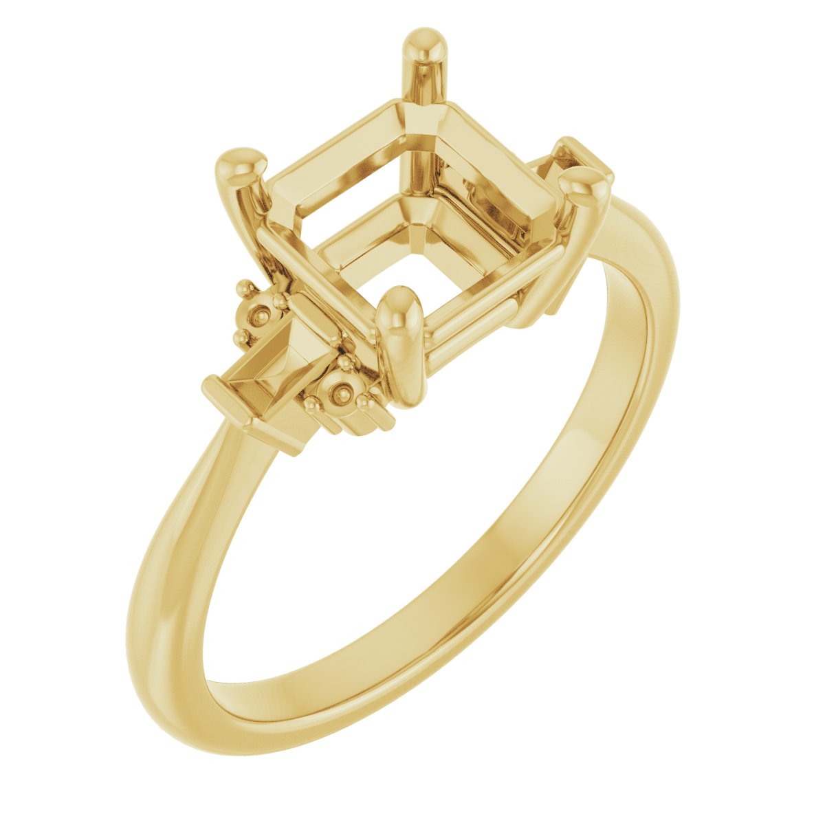 Accented Engagement Ring