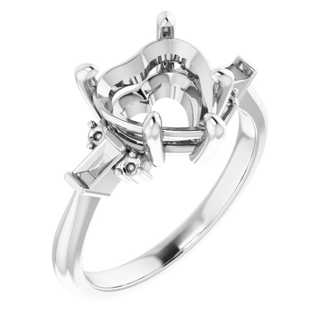 Accented Engagement Ring