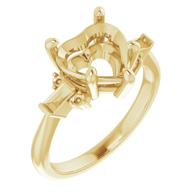 Accented Engagement Ring