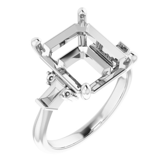 Accented Engagement Ring