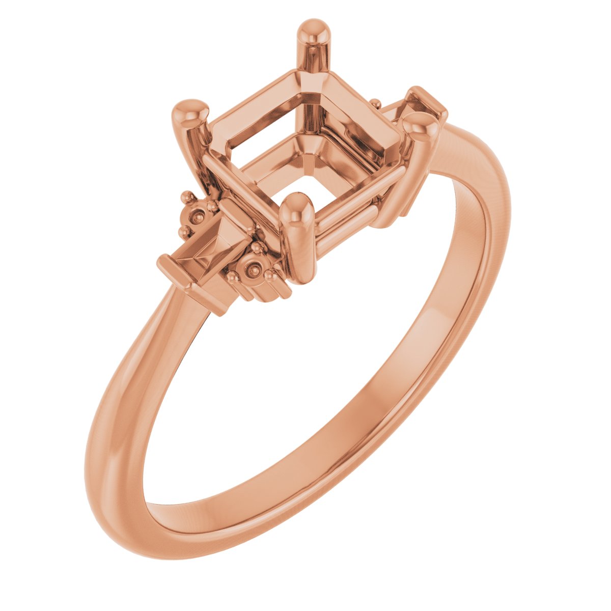 Accented Engagement Ring