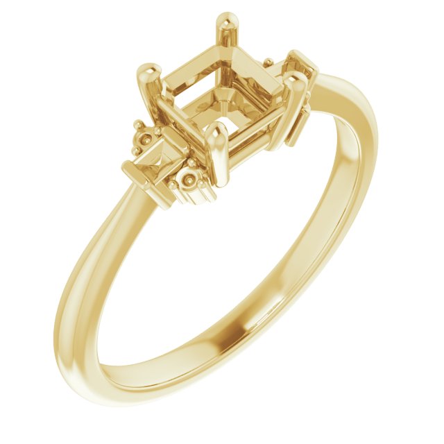 Accented Engagement Ring