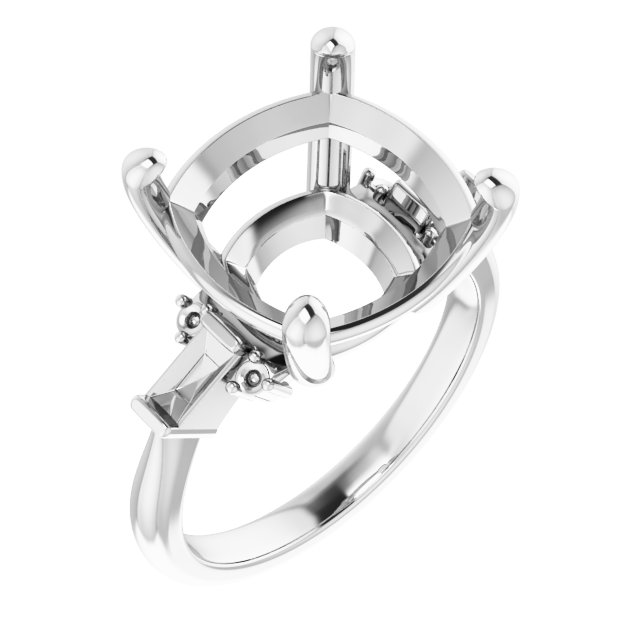 Accented Engagement Ring