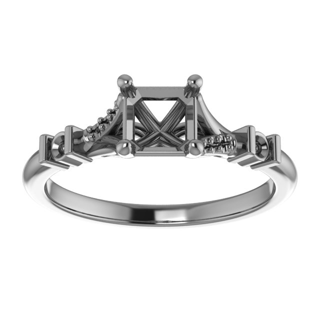 12x6 mm Marquise Engagement Ring Mounting view 3