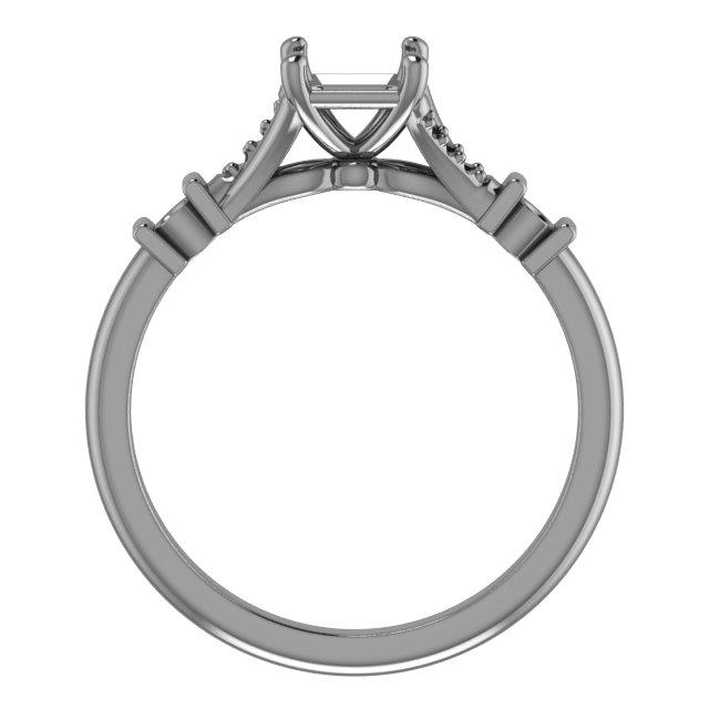 12x6 mm Marquise Engagement Ring Mounting view 2