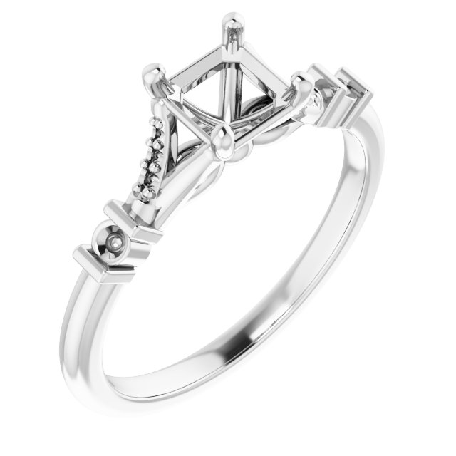 Accented Engagement Ring