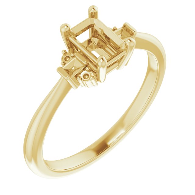 Accented Engagement Ring