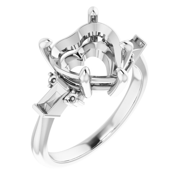 Accented Engagement Ring
