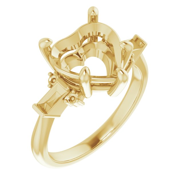 Accented Engagement Ring