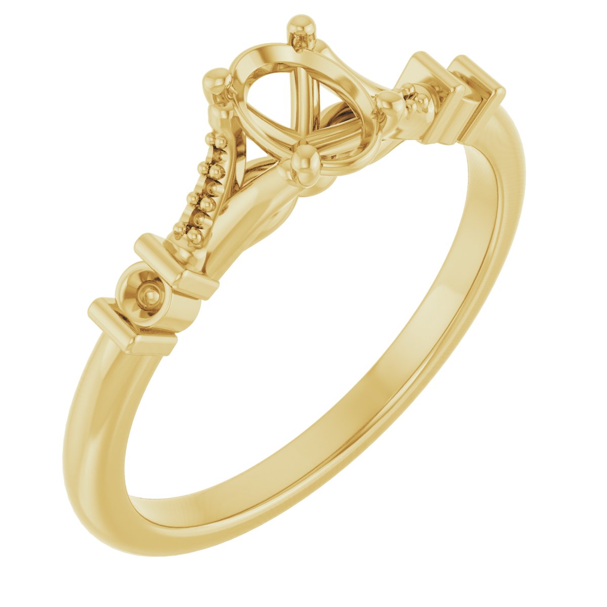 Accented Engagement Ring