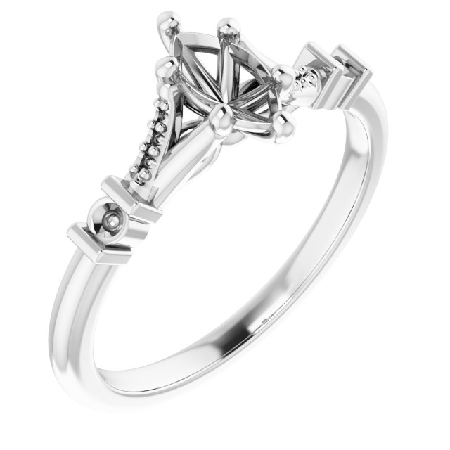 Accented Engagement Ring
