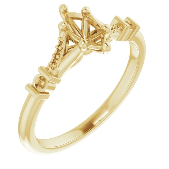 Accented Engagement Ring