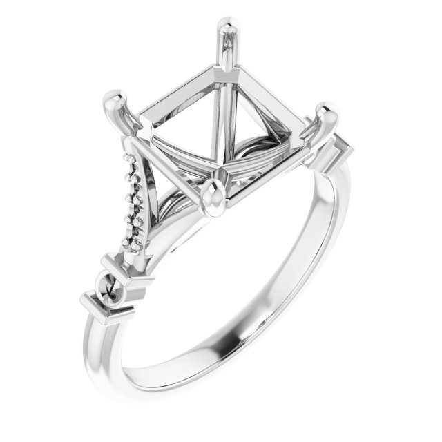 Accented Engagement Ring
